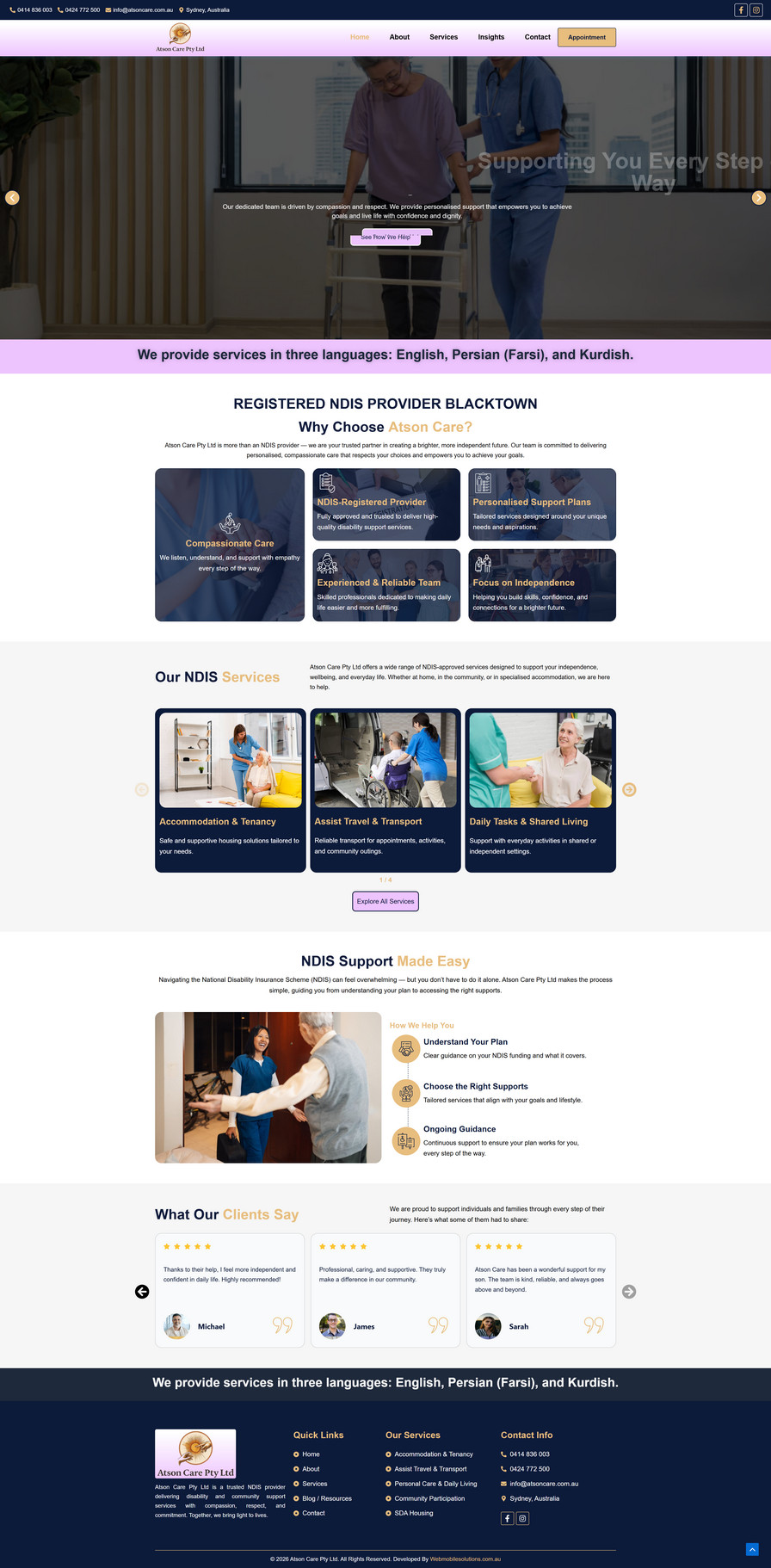 Atson care - NDIS Services